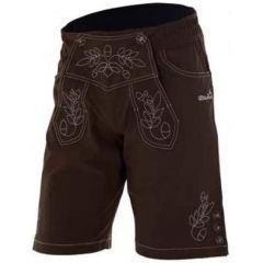 Wildzeit Bermuda Herren Lederne braun-weiß Gr.S