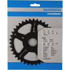 SHIMANO Kettenblatt 38Z mit Center-Lock für Steps Antrieb