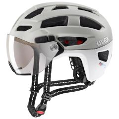 UVEX Helm finale visor beige weiss mat