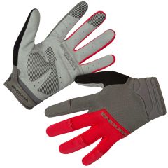 Endura Handschuh lang Hummvee Plus grau/rot