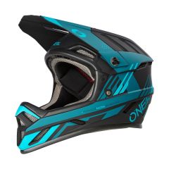 O`Neal Fullfacehelm BACKFLIP STRIKE black/teal XS