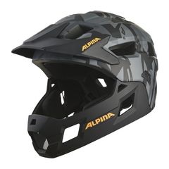 Alpina Fullfacehelm RUPI schwarz/orange 50-55