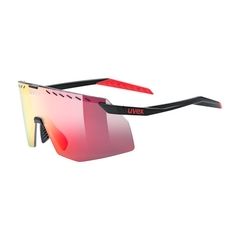 UVEX Brille pace stage black matt/MIRROR red