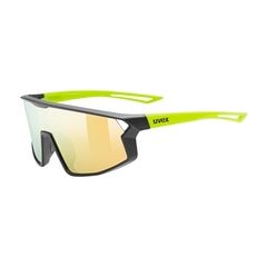 UVEX Brille skyryse jr. black-yellow matt/mirror yellow